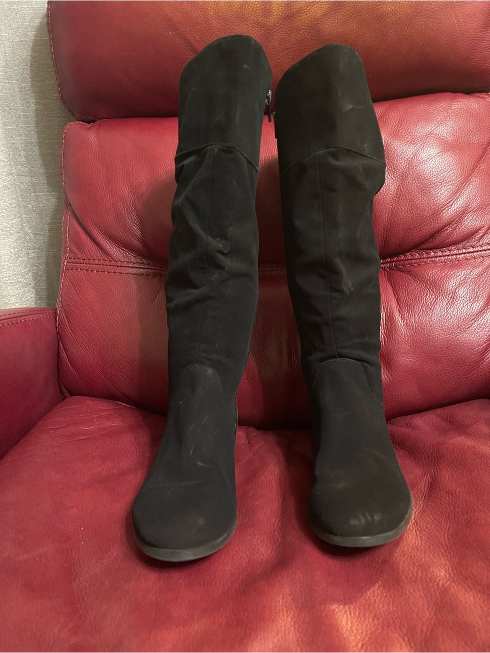 Women's Black Knee-High  Boots from Macys